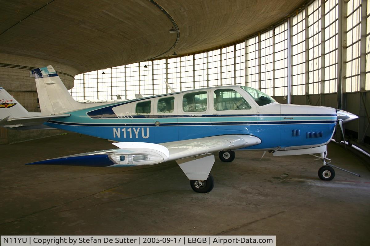 N11YU, 1981 Beech A36TC Bonanza 36 C/N EA-218, Based in Grimbergen, Belgium.