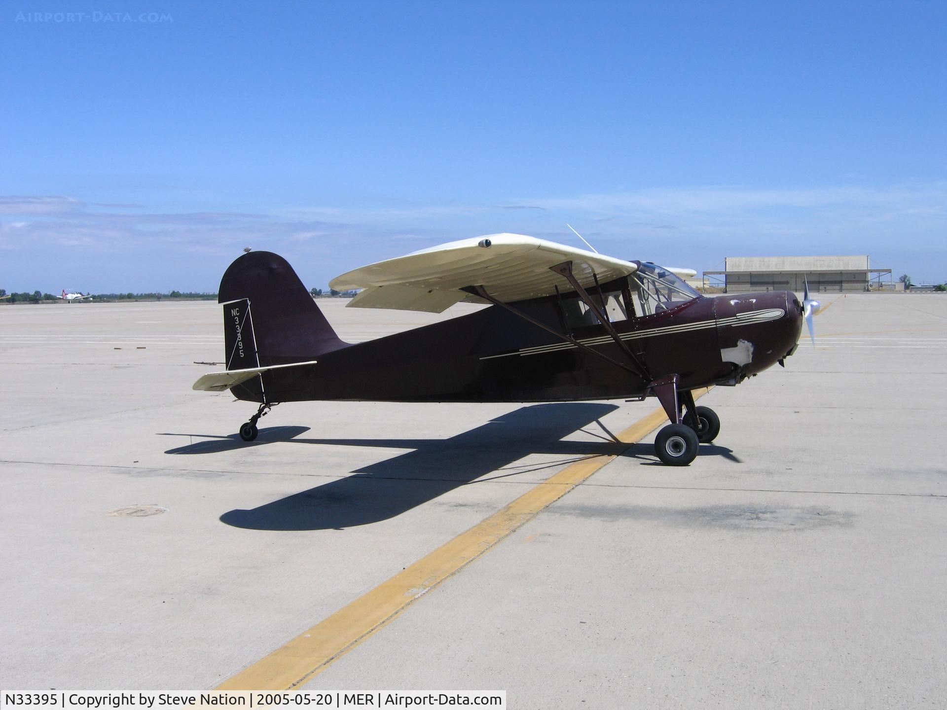 N33395, 1946 Commonwealth 185 Skyranger C/N 1616, Visiting Castle AFB, Merced, CA during West Coast Formation Clinic event