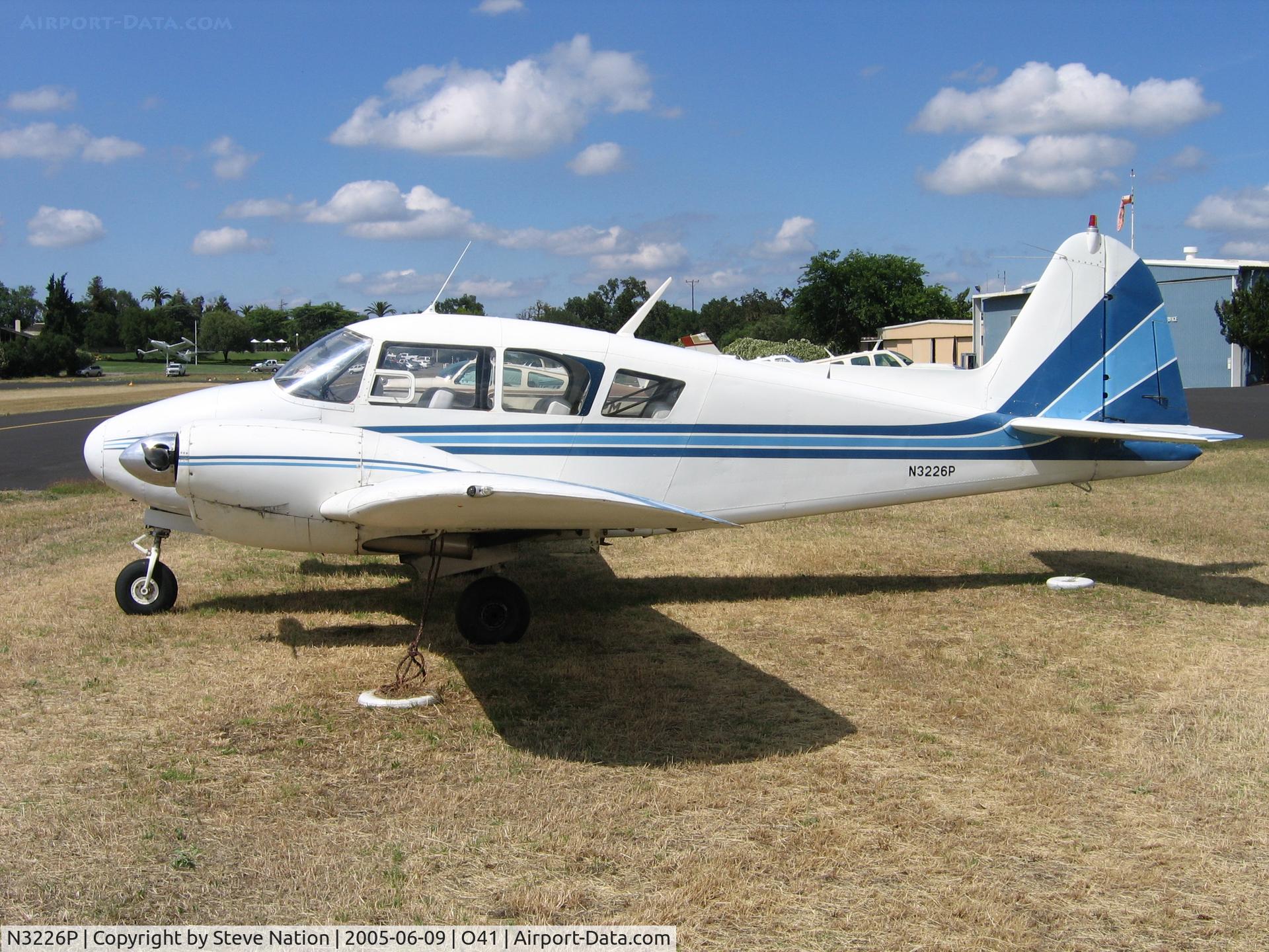 N3226P, 1957 Piper PA-23 C/N 23-1170, Looking sharp on Woodland Aviation's ramp