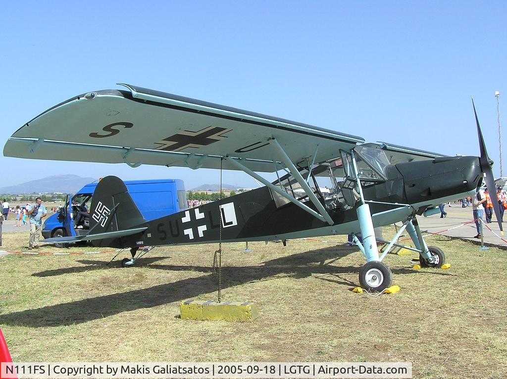 N111FS, 1943 Morane-Saulnier MS-502 Criquet C/N 204, Fieseler Fi-156 Storch