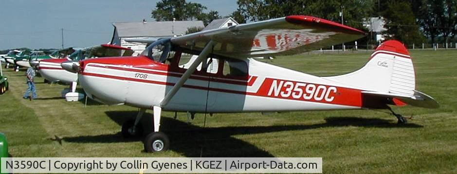 N3590C, 1955 Cessna 170B C/N 26634, Shelbyville,IN