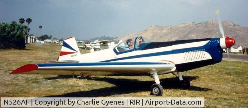 N526AF, Zlin Z-526AFS Acrobat C/N 1308, Collin Gyenes at Flabob Airport, Riverside California