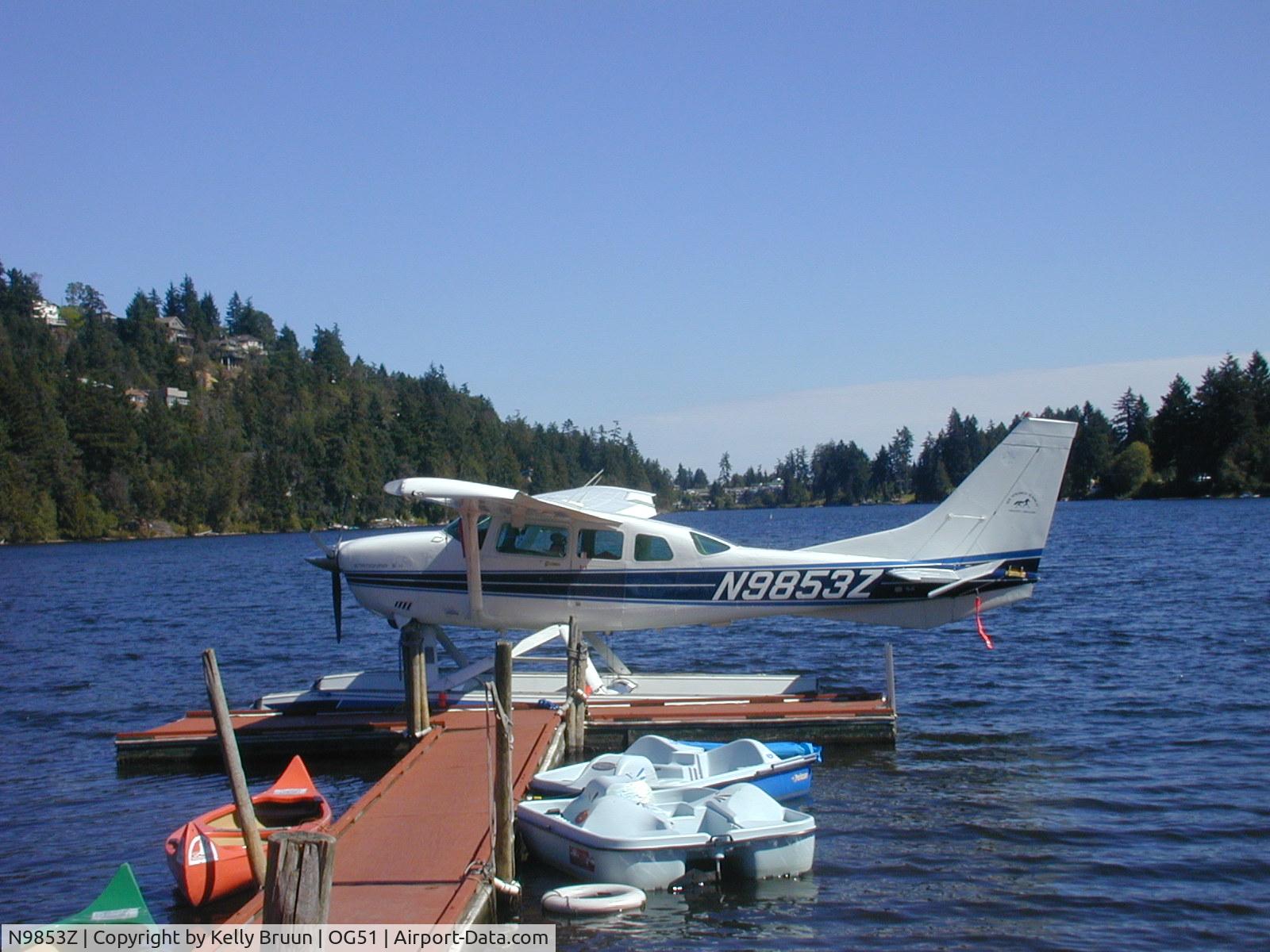 N9853Z, 1983 Cessna TU206G 6 II Turbo Stationair C/N U20606702, amphibian