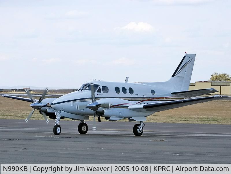 N990KB, 1982 Beech C90 King Air C/N LJ-1046, Photo taken at Prescott, AZ