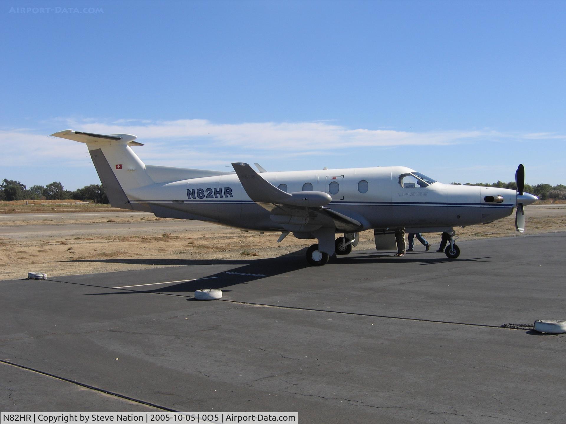 N82HR, 2001 Pilatus PC-12/45 C/N 408, Harris Farms' 1994 Pilatus PC-12 at University Airport, Davis, CA