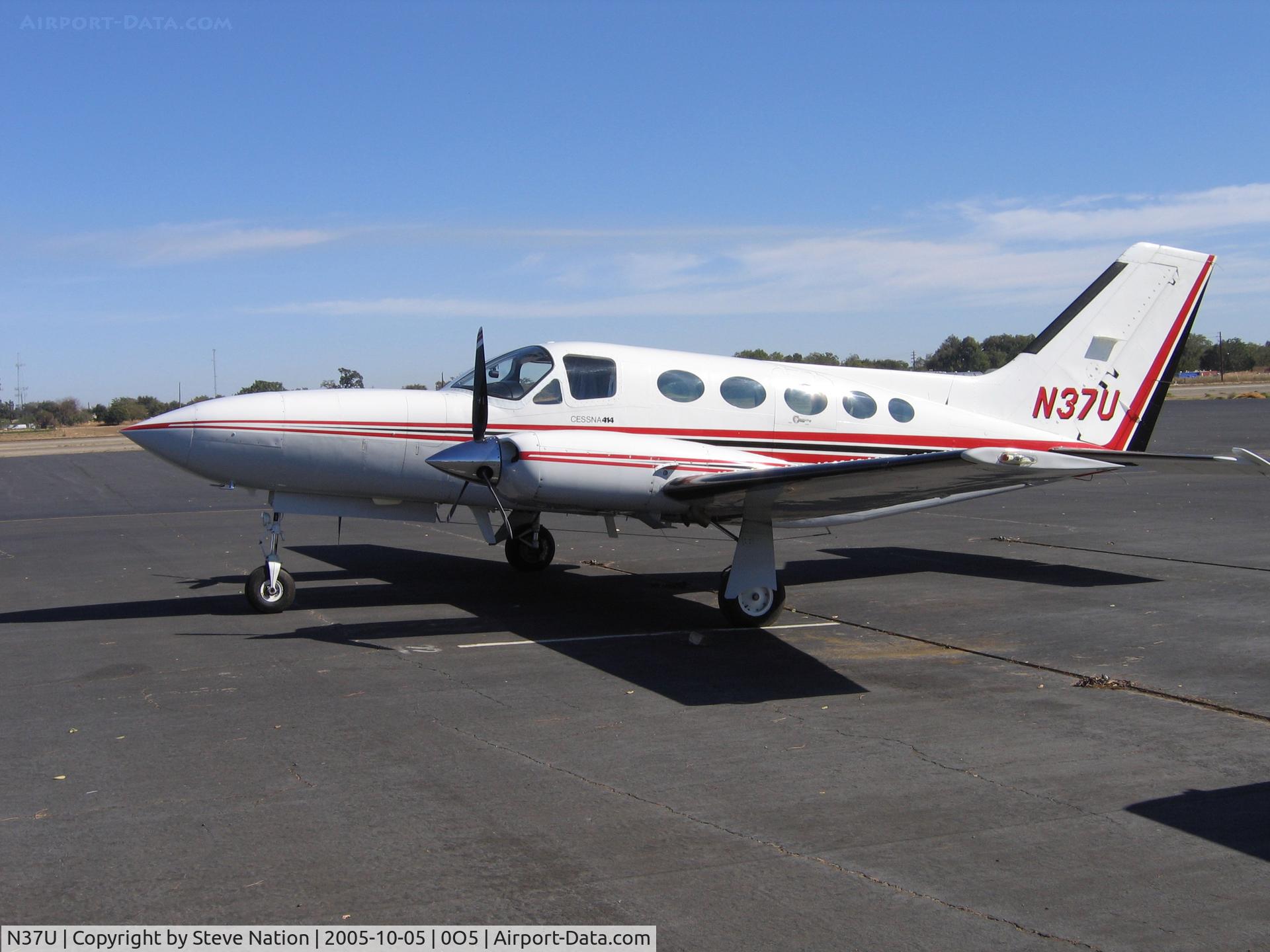 N37U, 1977 Cessna 414A Chancellor C/N 414A0010, Chancellor N37U LLC 1977 Cessna 414A at University Airport, Davis, CA