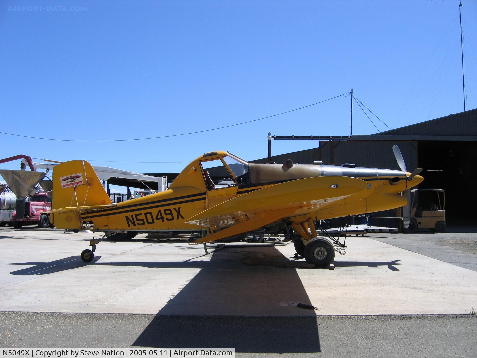 N5049X, 1978 Ayres S-2R C/N 2416R, Moore Aviation 1978 Ayres S2R-T34 ready for spraying operations NW of Colusa, CA
