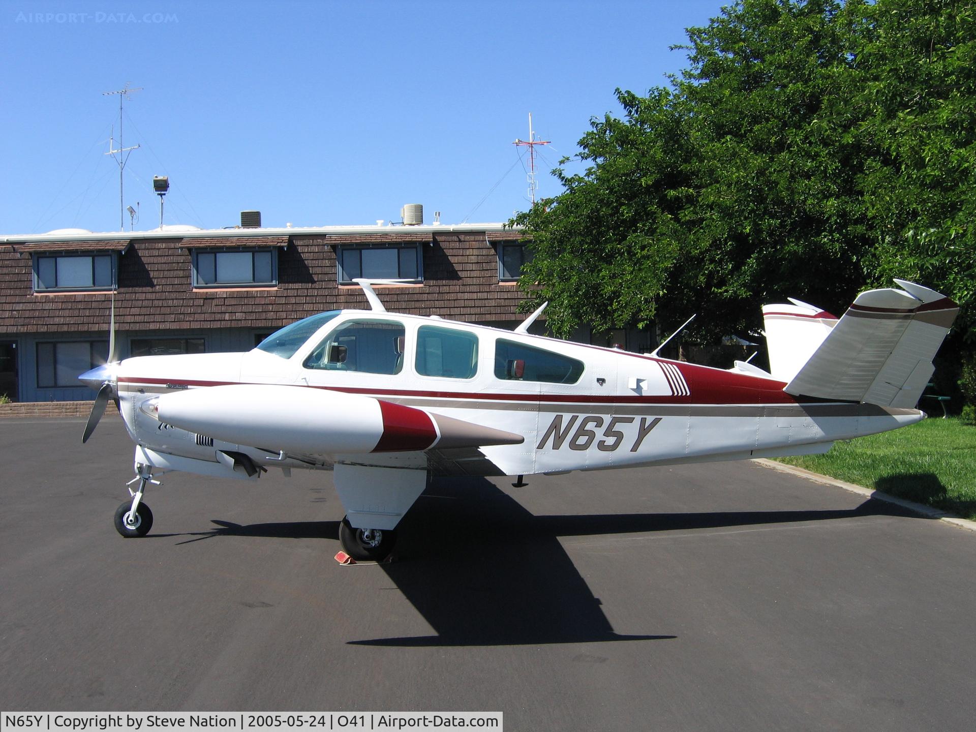 N65Y, 1977 Beech V35B Bonanza C/N D-10080, Thomas Lippman Trustee 1977 Beech V35 at Woodland-WATTS Airport, CA