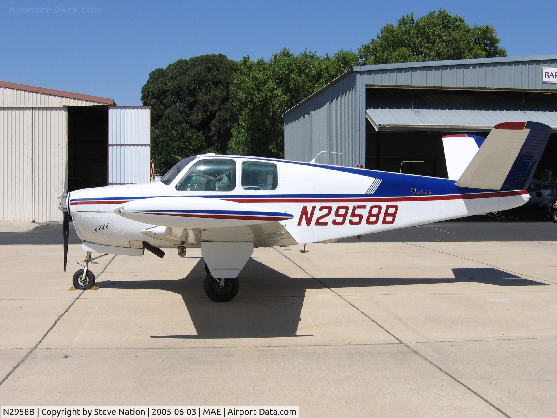 N2958B, 1953 Beech D35 C/N D-3599, Dimitrite Postich's 1953 Beech D35 at Madera, CA