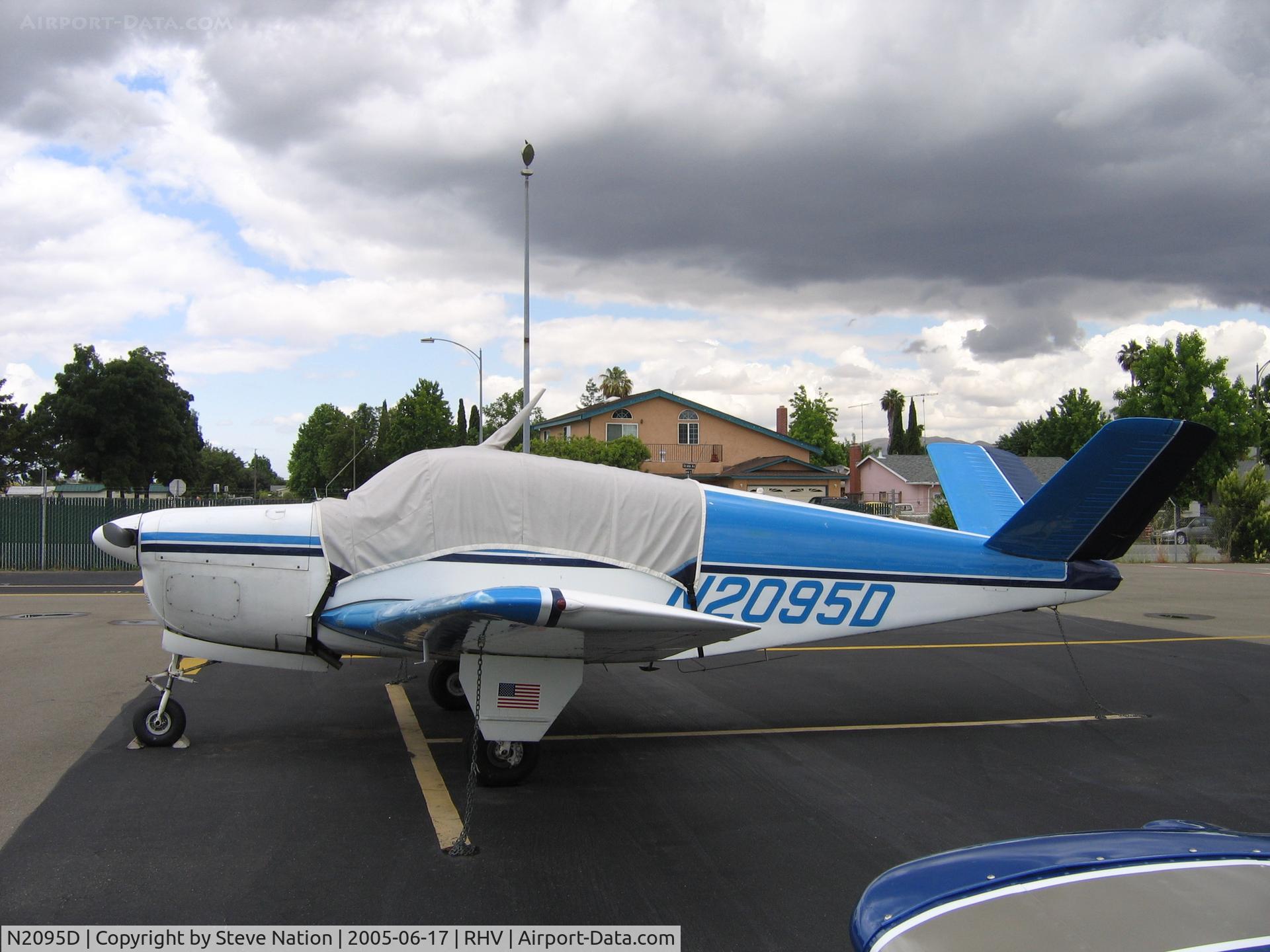 N2095D, 1953 Beech D35 C/N D-3440, Jim Carrigan's 1953 Beech D35 at Reid-Hillview Airport, CA