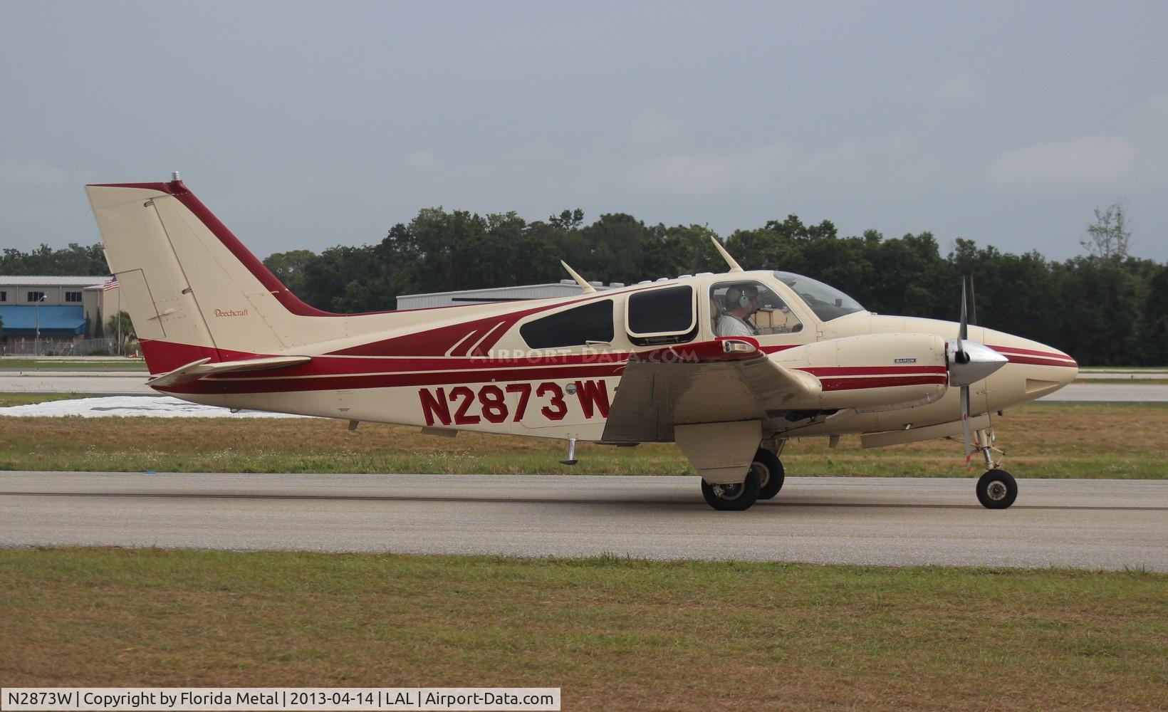 N2873W, 1973 Beech 95-B55 (T42A) Baron C/N TC-1580, Beech 55