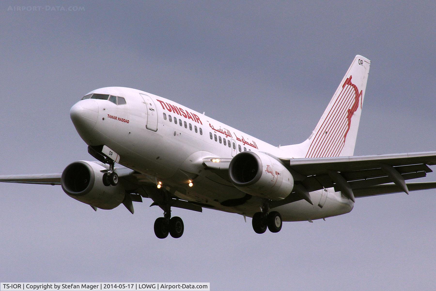 TS-IOR, 2001 Boeing 737-6H3 C/N 29502, Tunis Air B737-600 @GRZ
