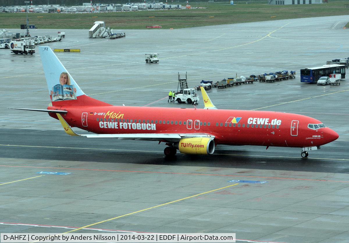 D-AHFZ, 2001 Boeing 737-8K5 C/N 30883, Taxiing for take off.
