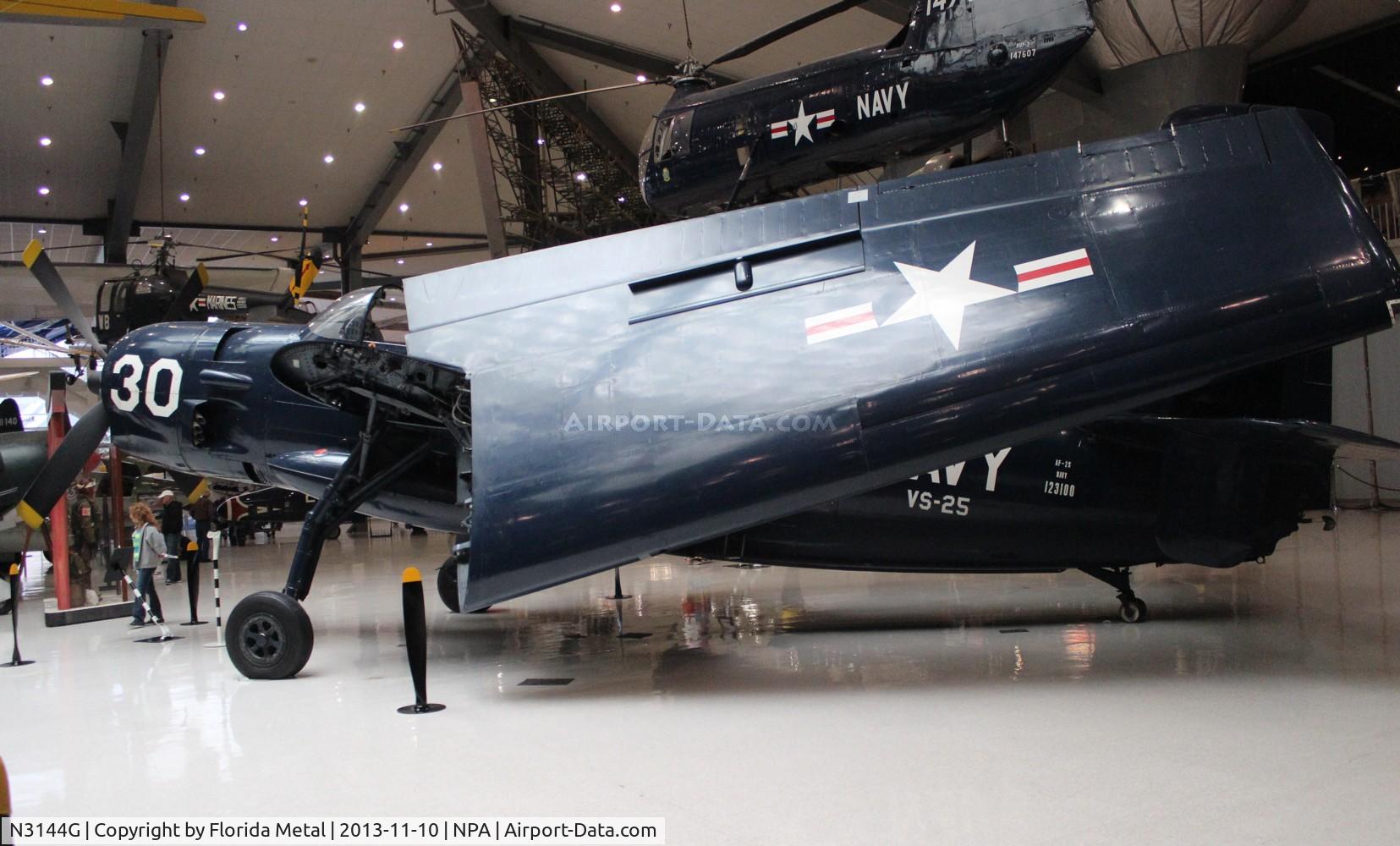 N3144G, Grumman AF-2S C/N 123100, Grumman AF-2S Guardian at Naval Aviation Museum