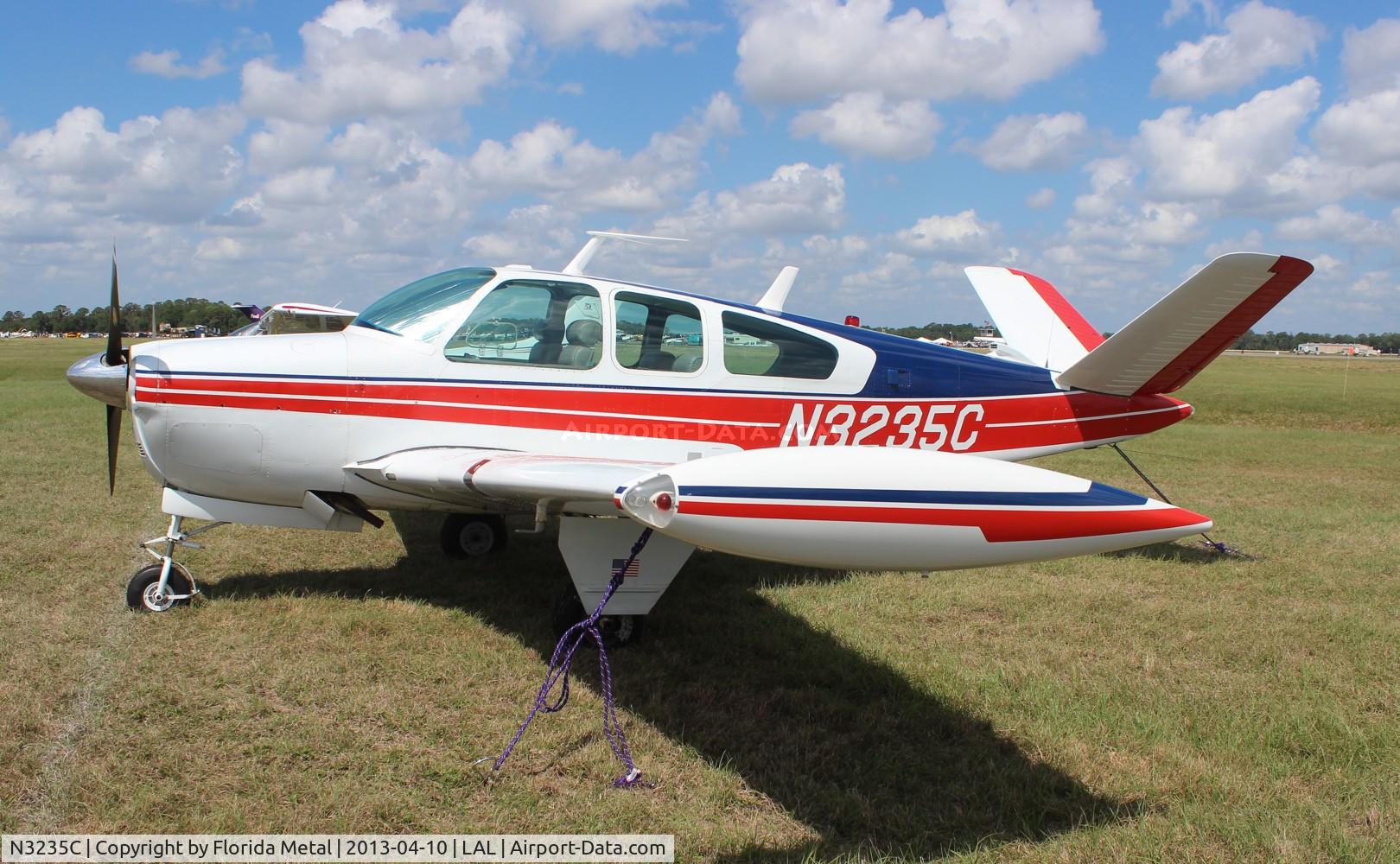 N3235C, 1954 Beech E35 C/N D-3900, Beech E35 at Sun N Fun