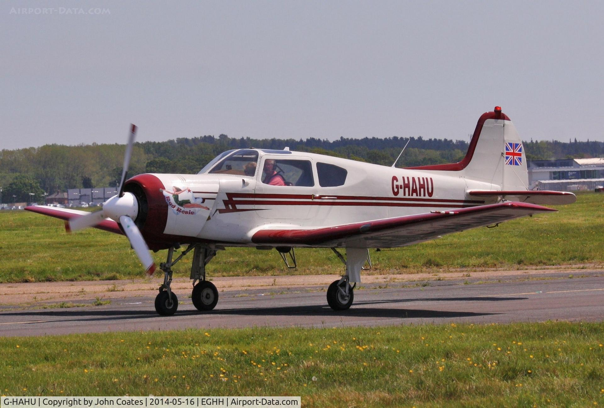 G-HAHU, 1993 Yakovlev Yak-18T C/N 12-33, Arriving