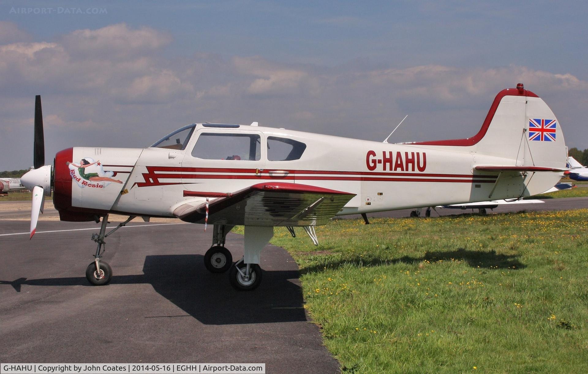 G-HAHU, 1993 Yakovlev Yak-18T C/N 12-33, Parked at BHL