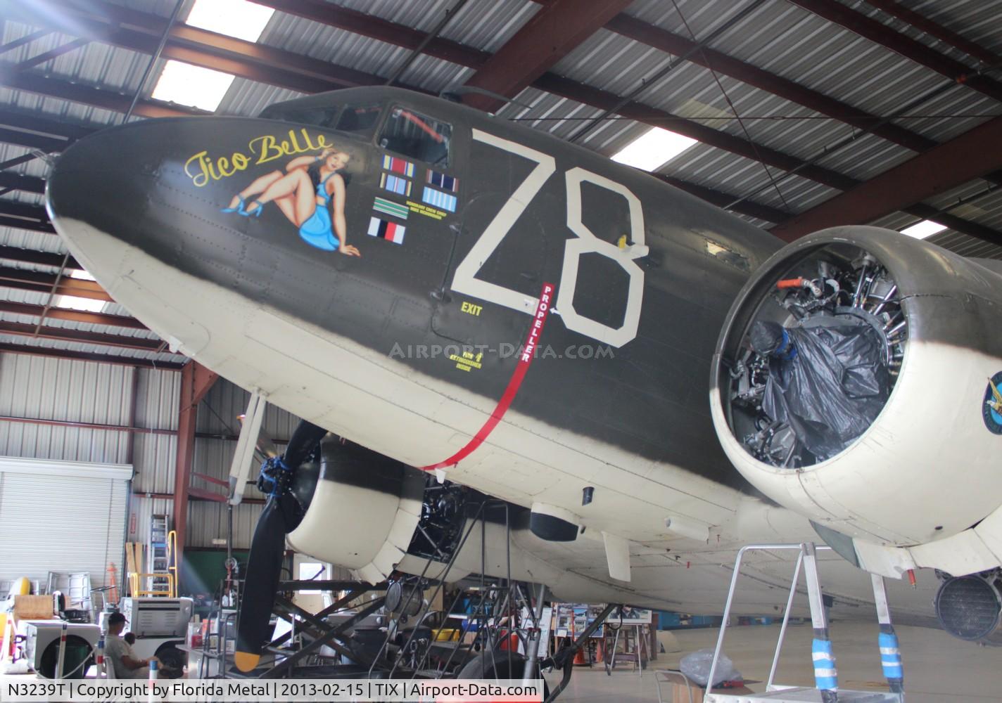 N3239T, 1943 Douglas DC3C-S1C3G (C-47A-65-DL) C/N 19054, Tico Belle C-47 at Valiant Air Command