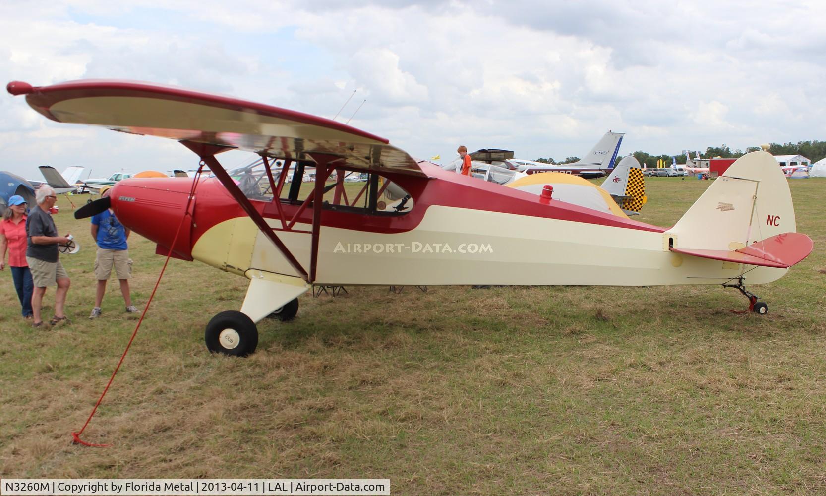 N3260M, 1947 Piper PA-12 Super Cruiser C/N 12-2124, Piper PA-12 at Sun N Fun
