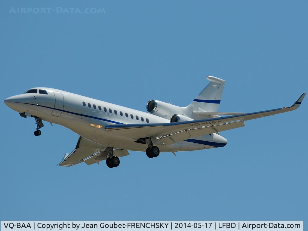 VQ-BAA, 2008 Dassault Falcon 7X C/N 46, SonAir
