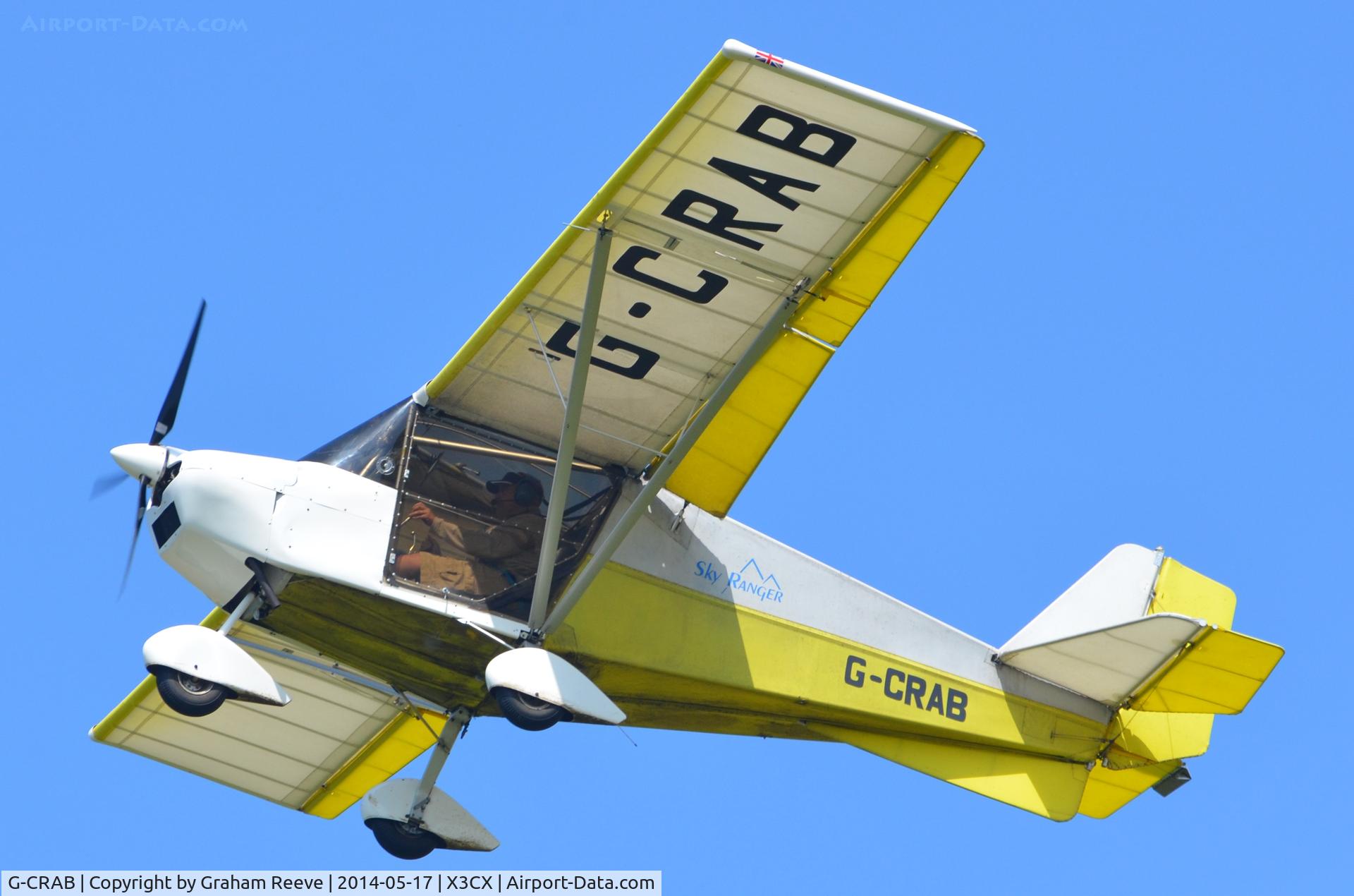 G-CRAB, 2003 Best Off Skyranger 912(1) C/N BMAA/HB/246, Overhead at Northrepps.
