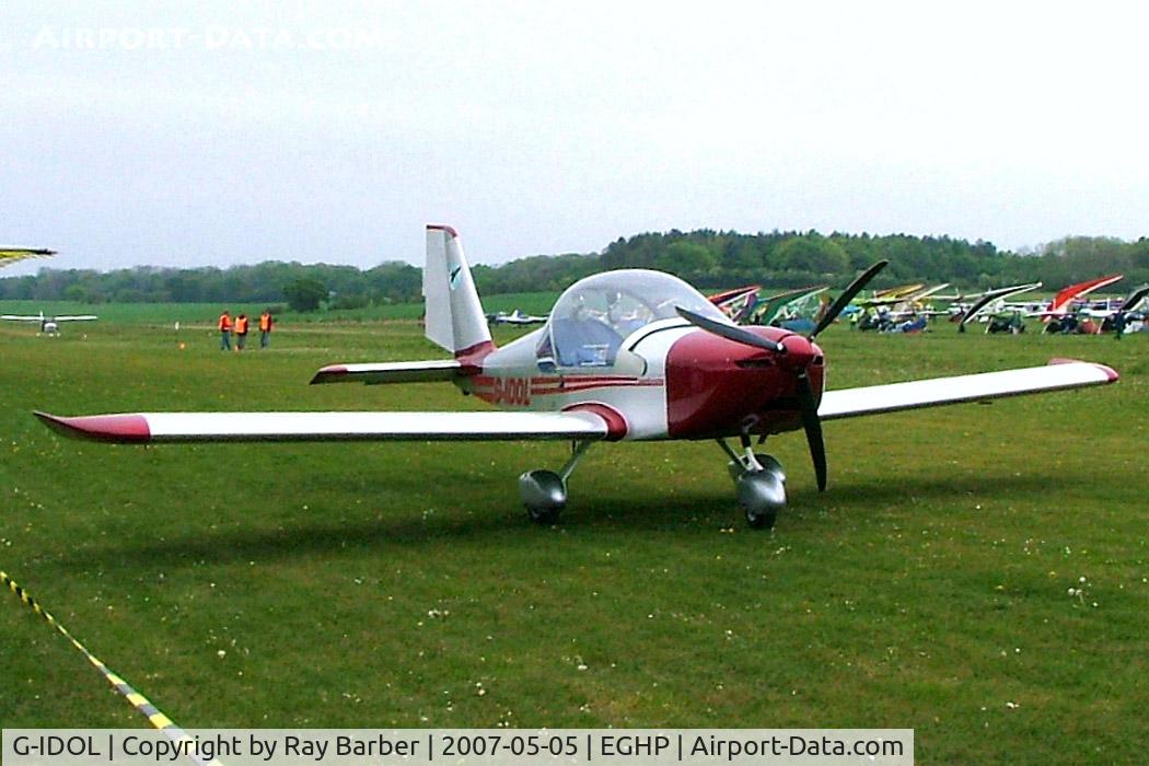 G-IDOL, 2007 Aerotechnik EV-97 Eurostar C/N PFA 315-14549, Evektor EV-97 Eurostar [PFA 315-14549] Popham~G 05/05/2007