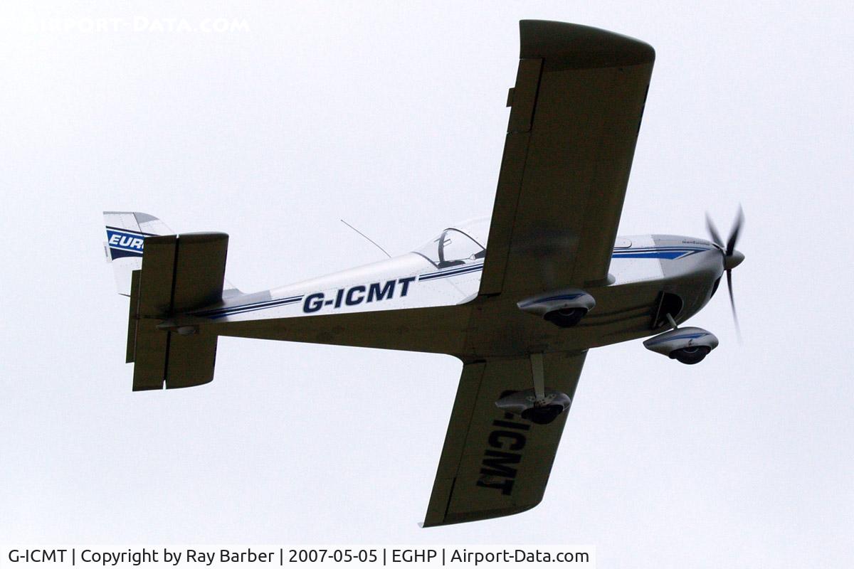 G-ICMT, 2006 Aerotechnik EV-97 Eurostar C/N PFA 315-14598, Evektor EV-97 Eurostar [PFA 315-14598] Popham~G 05/05/2007