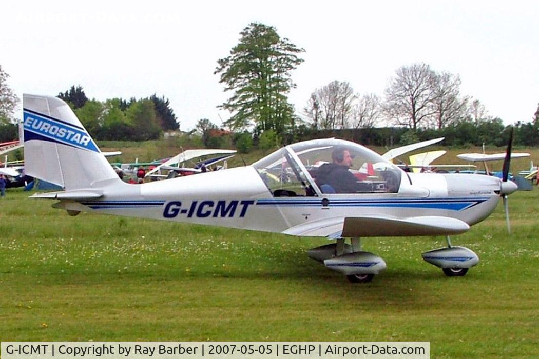 G-ICMT, 2006 Aerotechnik EV-97 Eurostar C/N PFA 315-14598, Evektor EV-97 Eurostar [PFA 315-14598] Popham~G 05/05/2007