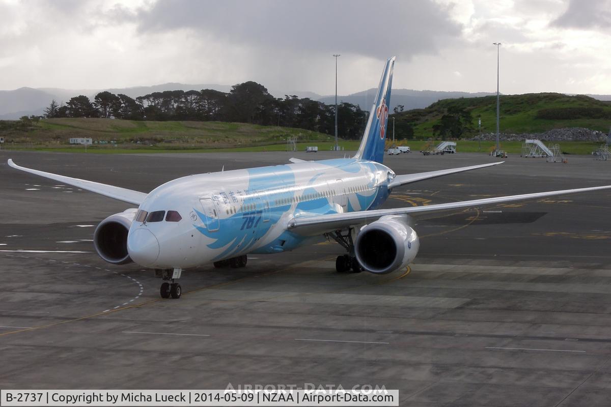 B-2737, 2013 Boeing 787-8 Dreamliner C/N 34930, At Auckland