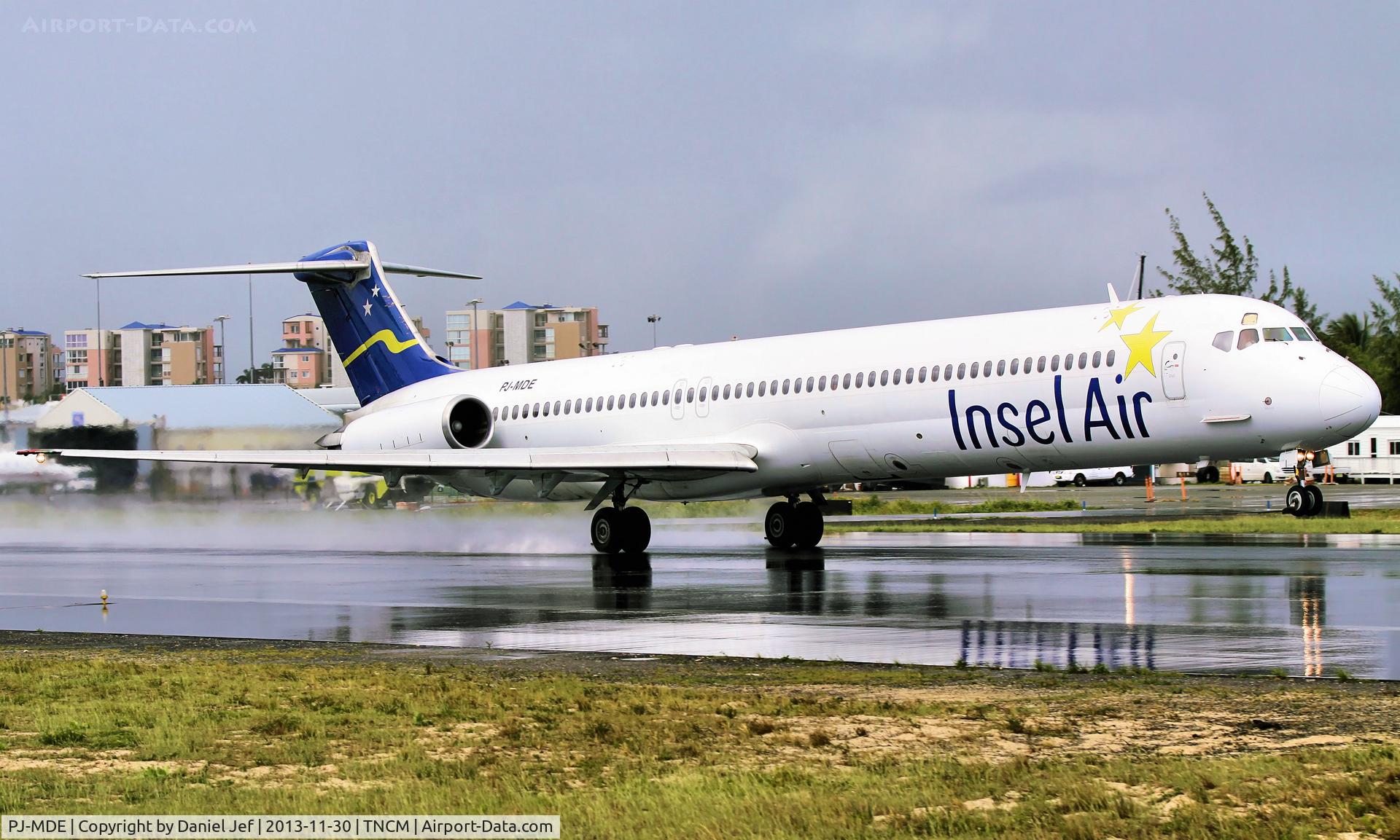 PJ-MDE, 1990 McDonnell Douglas MD-82 (DC-9-82) C/N 49971, PJ-MDE