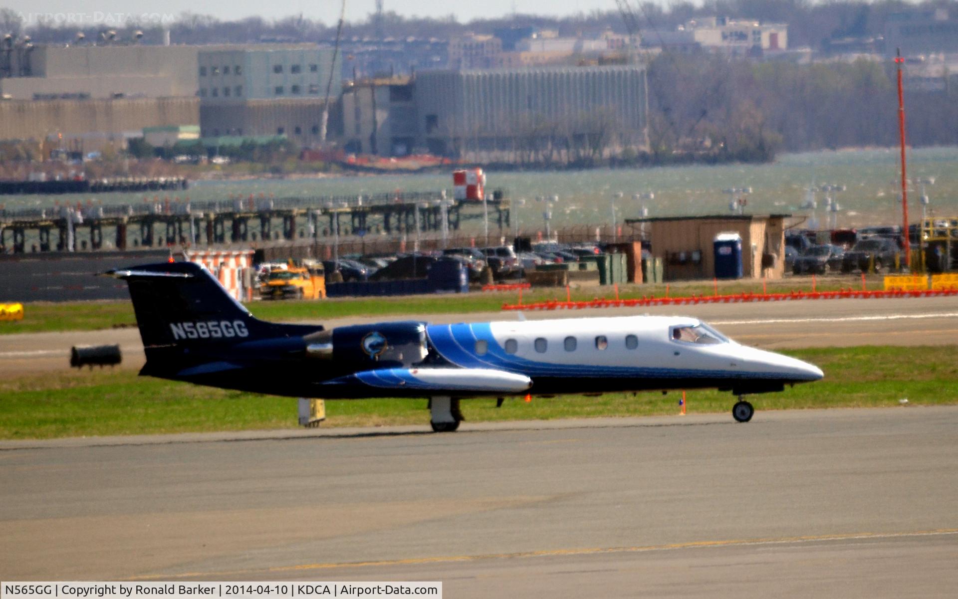 N565GG, 1983 Learjet 35A C/N 35-501, Taxi National