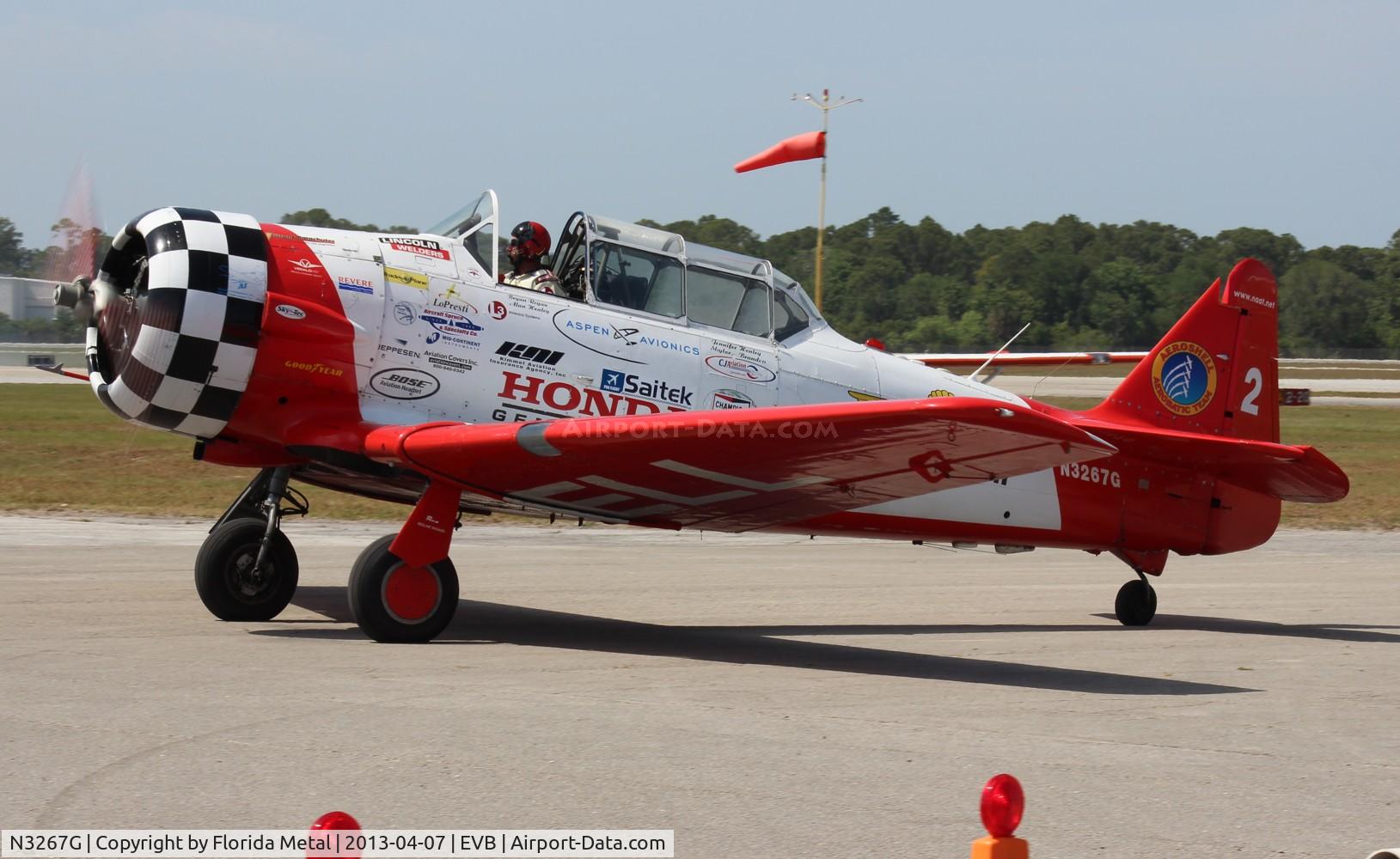 N3267G, 1943 North American SNJ-5 Texan C/N 88-15114, Aeroshell SNJ-5