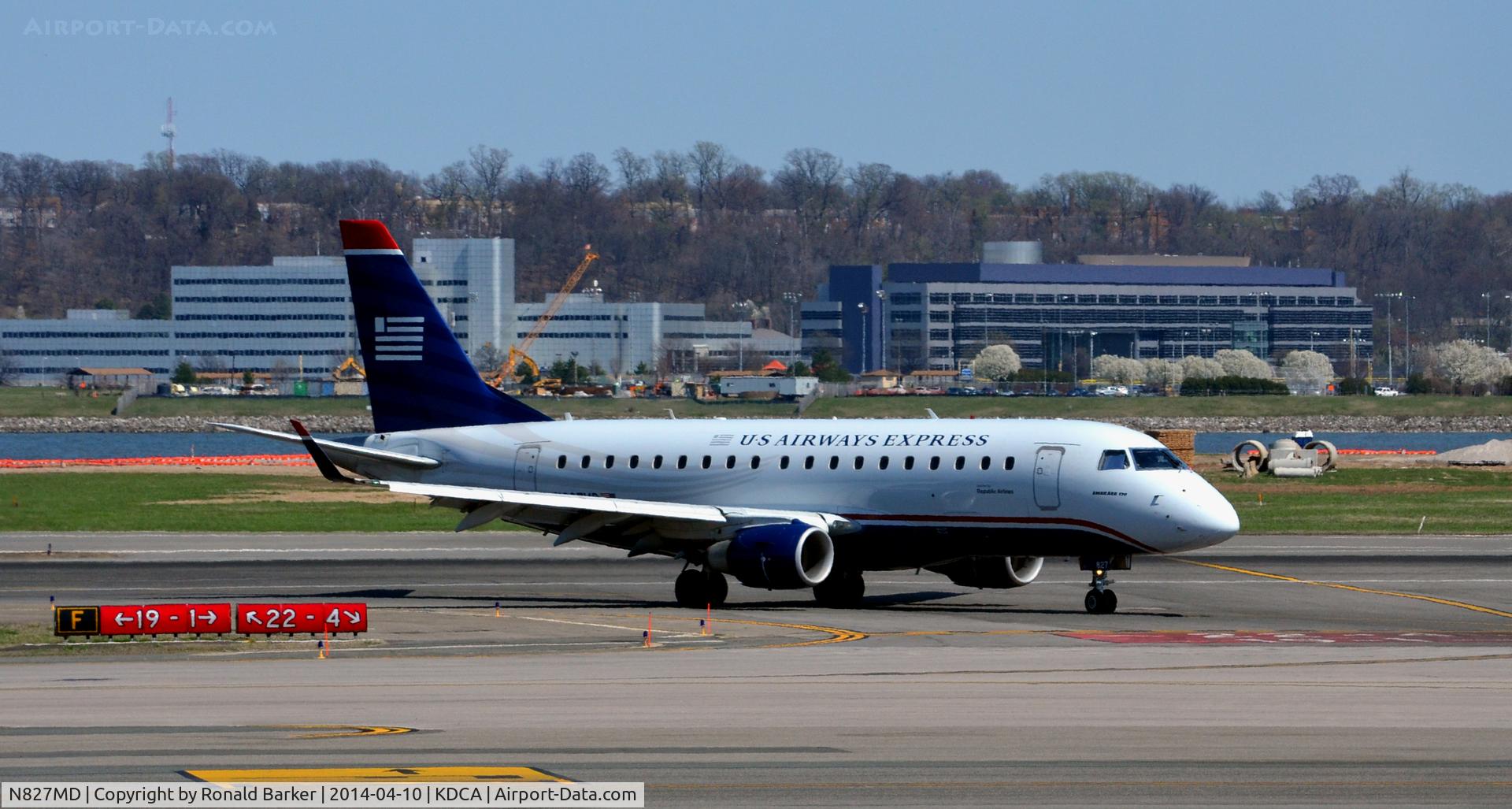 N827MD, 2005 Embraer 170SU (ERJ-170-100SU) C/N 17000047, Taxi National