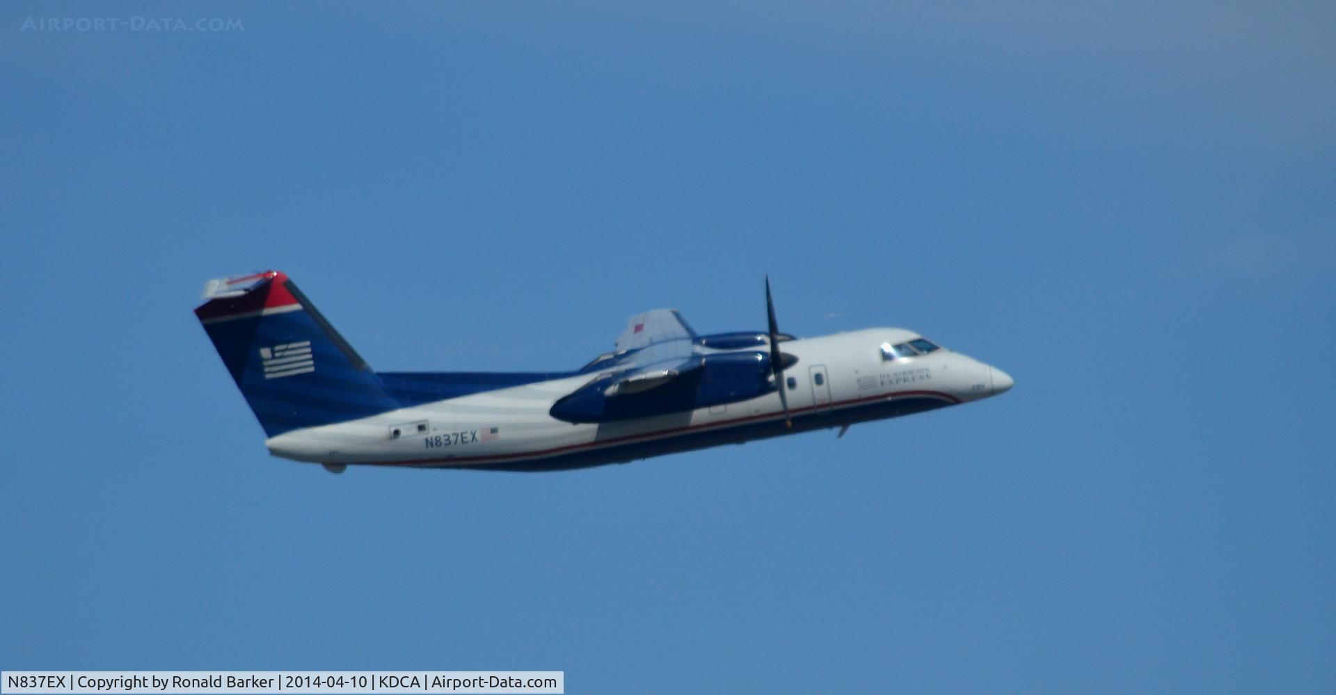 N837EX, 1990 Boeing DHC-8-102 C/N 217, Departure National