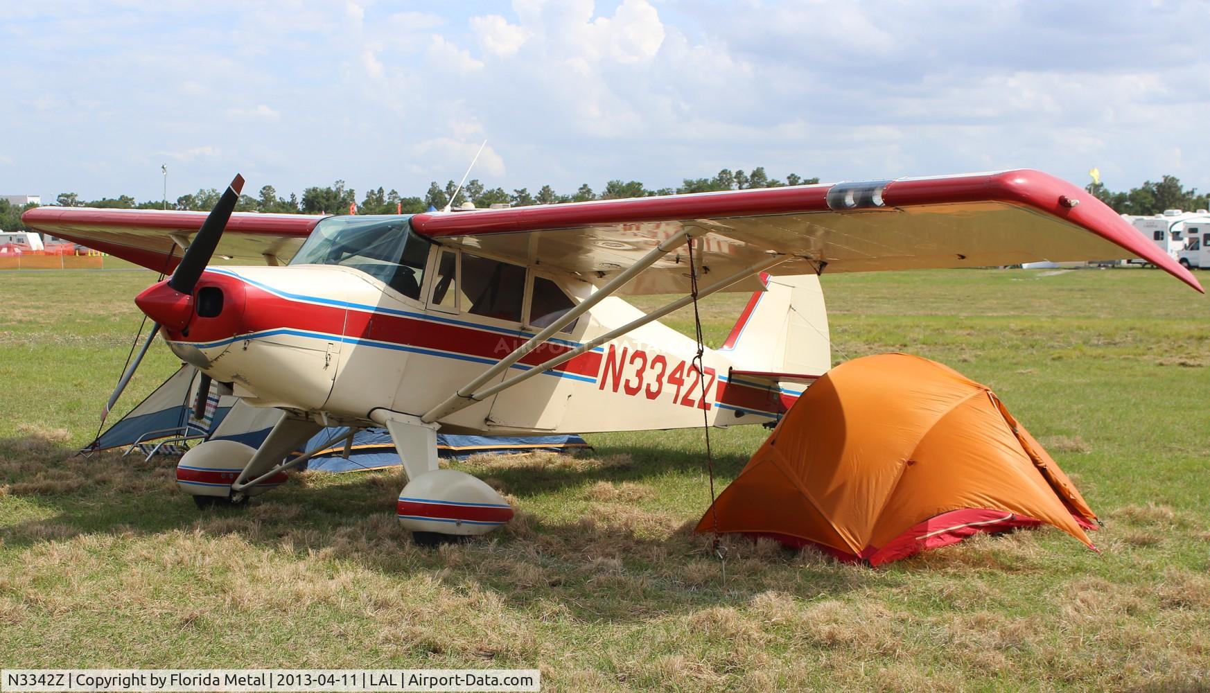 N3342Z, 1960 Piper PA-22-150 Tri-Pacer C/N 22-7282, Piper PA-22 Tripacer at Sun N Fun