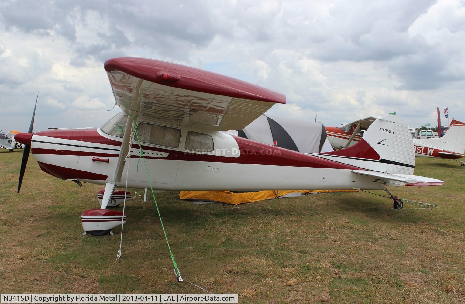 N3415D, 1955 Cessna 170B C/N 26958, Cessna 170B at Sun N Fun