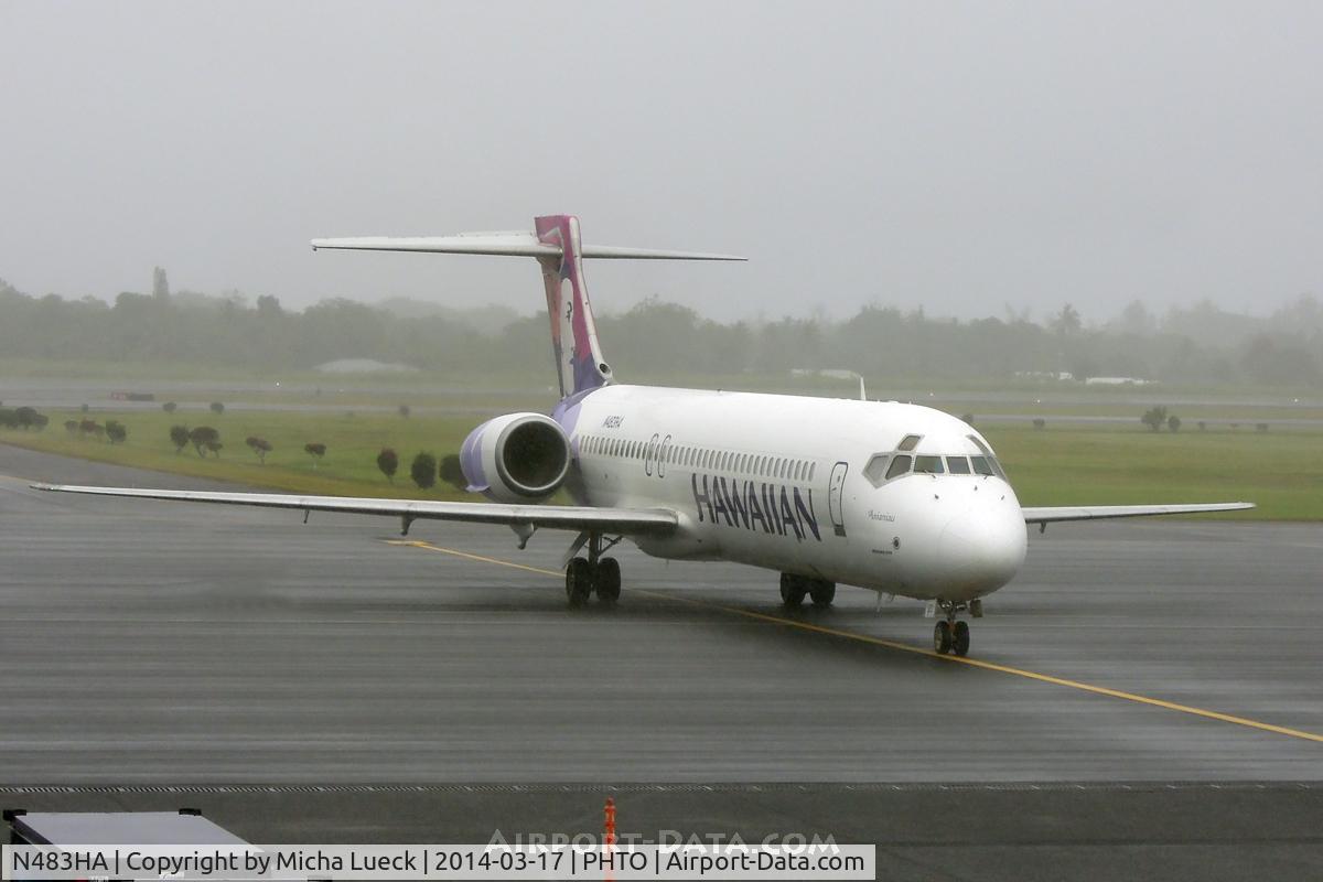 N483HA, 2001 Boeing 717-22A C/N 55128, At Hilo