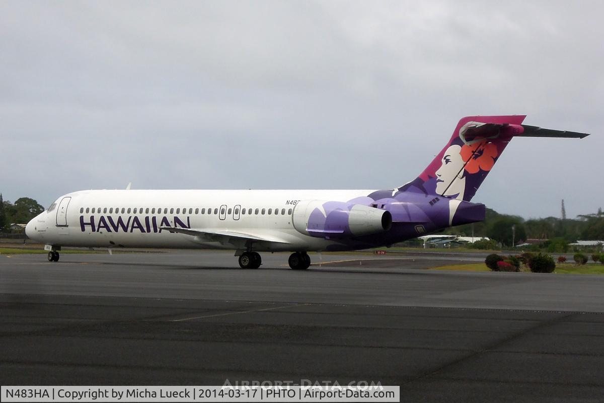 N483HA, 2001 Boeing 717-22A C/N 55128, At Hilo