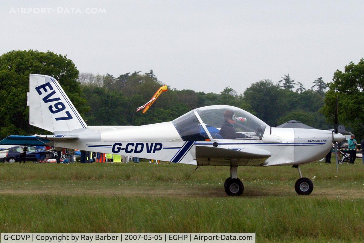 G-CDVP, 2006 Cosmik EV-97 TeamEurostar UK C/N 2521, Evektor EV-97 Eurostar [2005-2521] Popham~G 05/05/2007