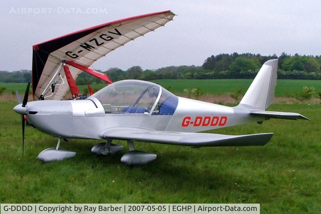 G-DDDD, 2007 Cosmik EV-97 TeamEurostar UK C/N 2907, Evektor EV-97 Eurostar [2007-2907] Popham~G 05/05/2007