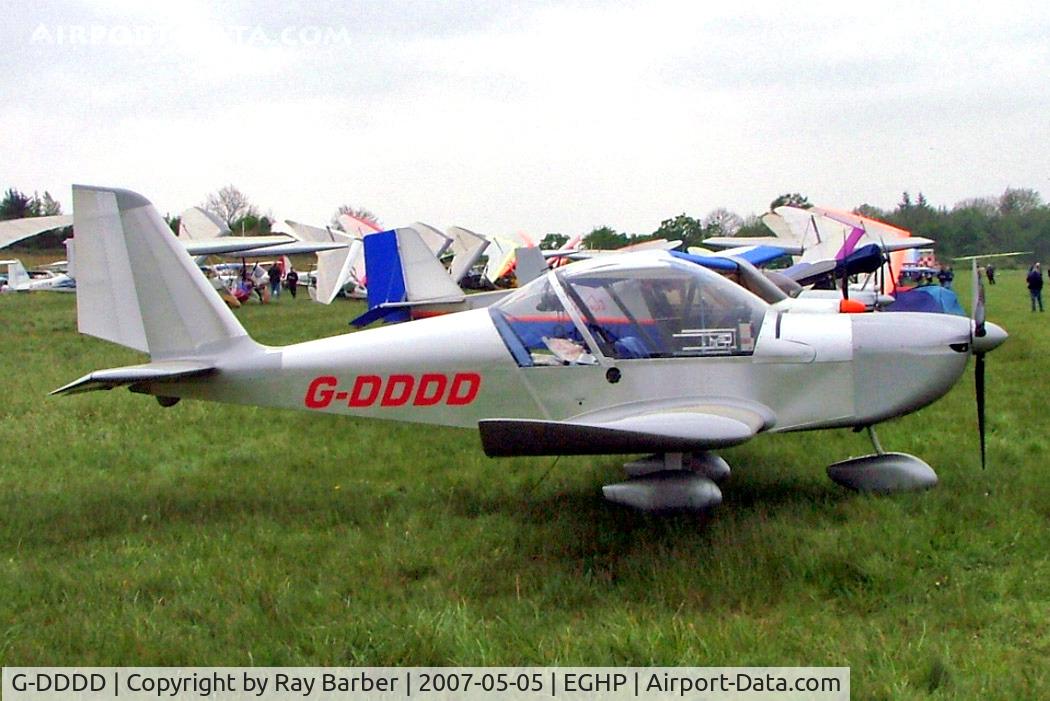 G-DDDD, 2007 Cosmik EV-97 TeamEurostar UK C/N 2907, Evektor EV-97 Eurostar [2007-2907] Popham~G 05/05/2007