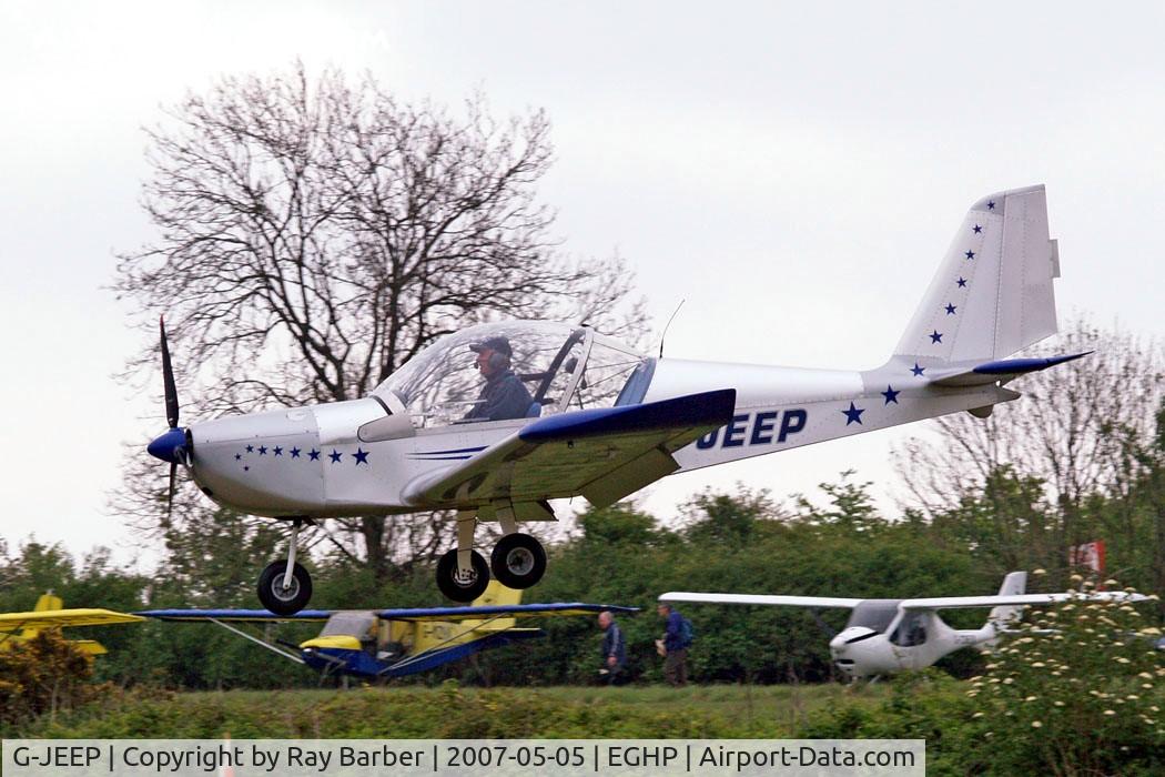 G-JEEP, 2002 Aerotechnik EV-97A Eurostar C/N PFA 315-13888, Evektor EV-97 Eurostar [2001-1154] Popham~G 05/05/2007