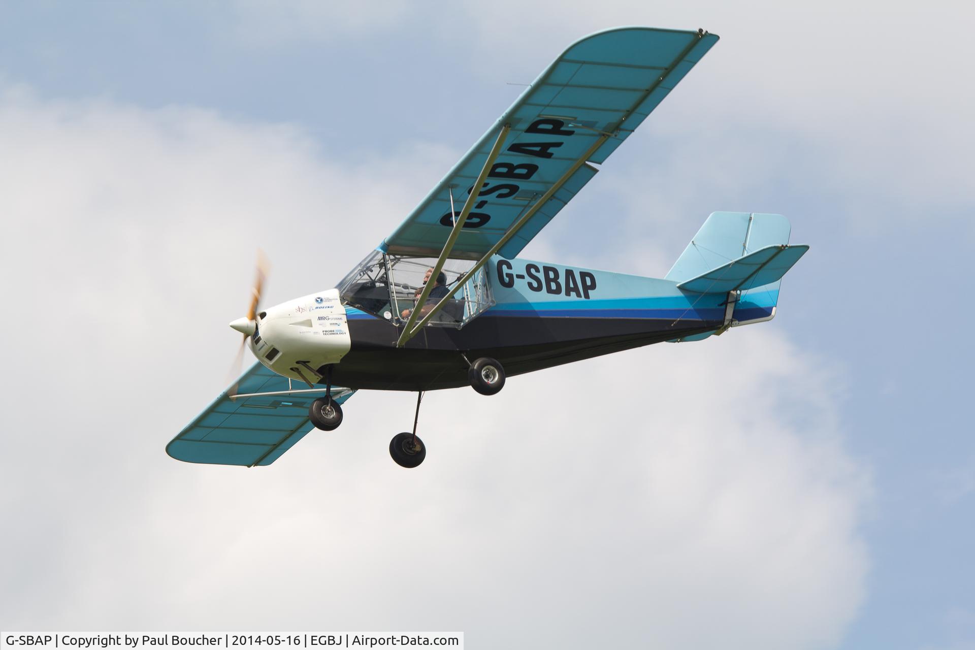 G-SBAP, 2013 Rans S-6ES Coyote II C/N PFA 204-14991, Aircraft on arrival at airport