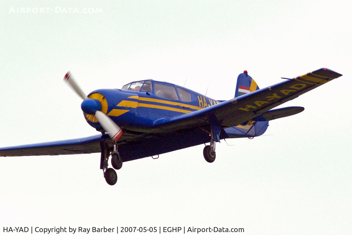 HA-YAD, 1983 Yakovlev Yak-18T C/N 22202054812, Yakovlev Yak-18T [22202054812] Popham~G 05/05/2007
