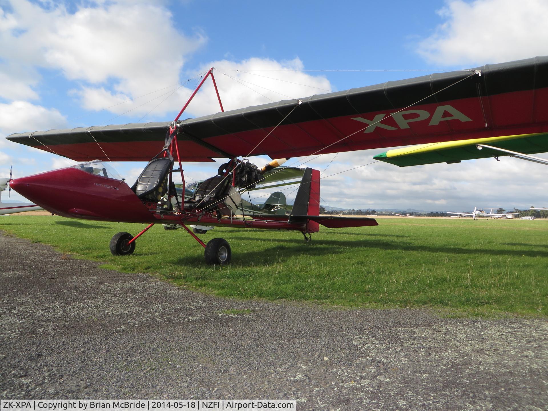ZK-XPA, Maxair Drifter XP503 C/N MAANZ/379, Maxair Drifter XP503. ZK-XPA cn MAANZ379. Fielding Aerodrome (ICAO NZFI). Image © Brian McBride. 18 May 2014