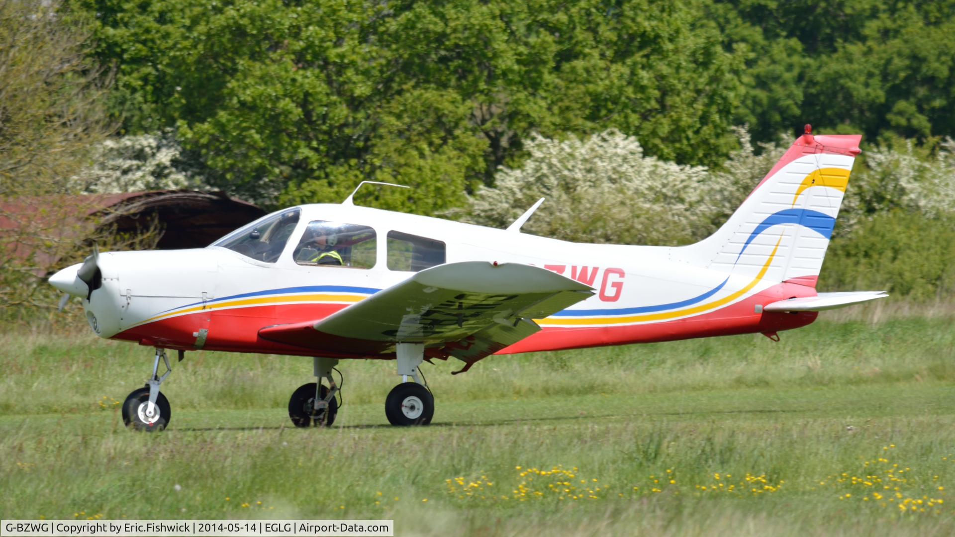 G-BZWG, 1976 Piper PA-28-140 Cherokee Cruiser C/N 28-7625188, 1. G-BZWG at Panshanger Airfield.