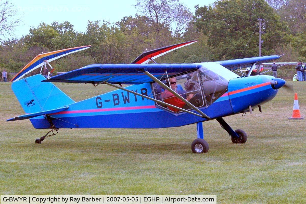 G-BWYR, 1996 Rans S-6-116 Coyote II C/N PFA 204A-13058, Rans S.6 Coyote II [PFA 204A-13058] Popham~G 05/05/2007