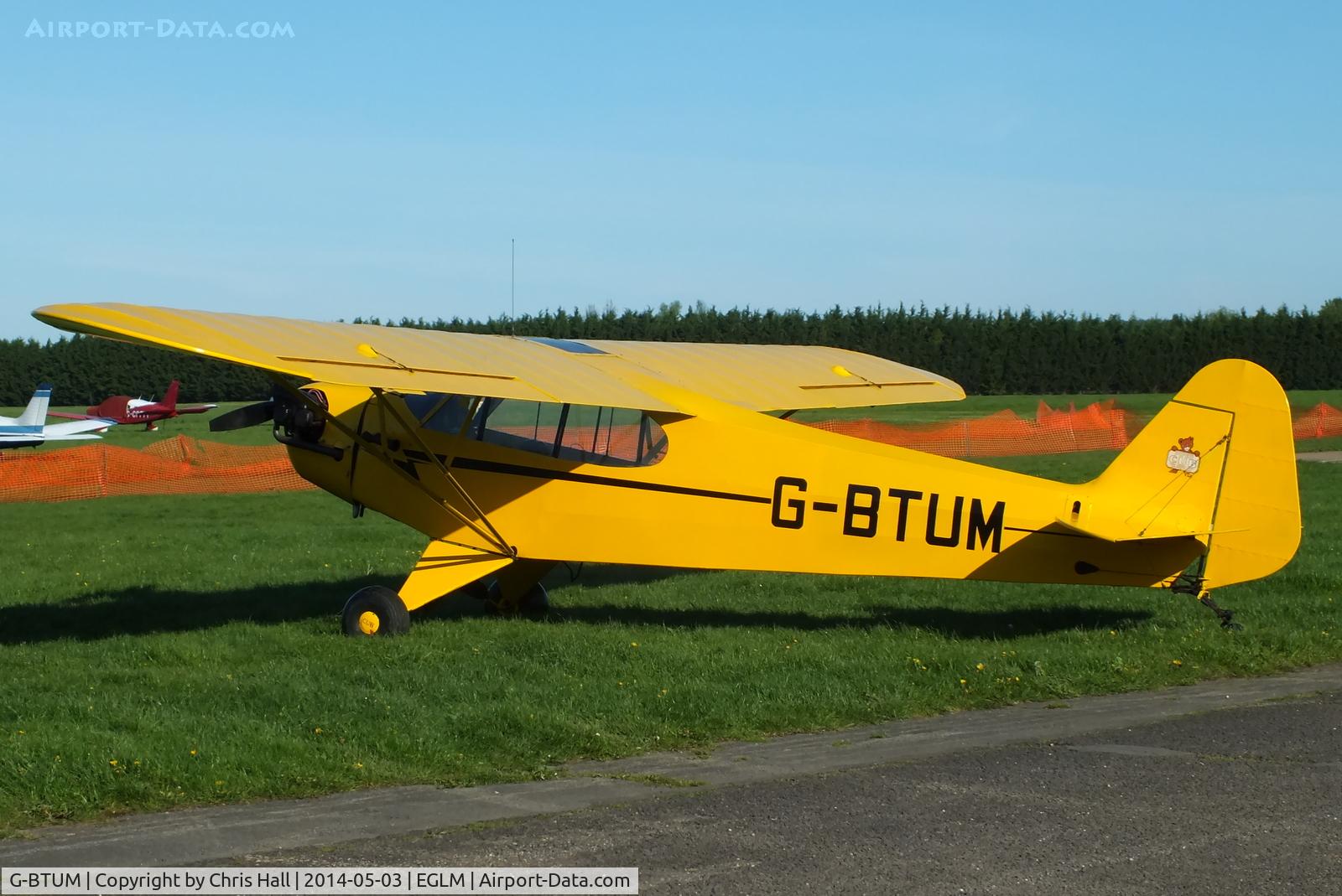 G-BTUM, 1946 Piper J3C-65 Cub Cub C/N 19516, White Waltham resident