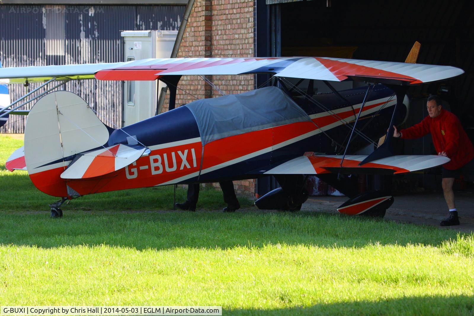 G-BUXI, 1995 Steen Skybolt C/N PFA 064-10755, White Waltham resident