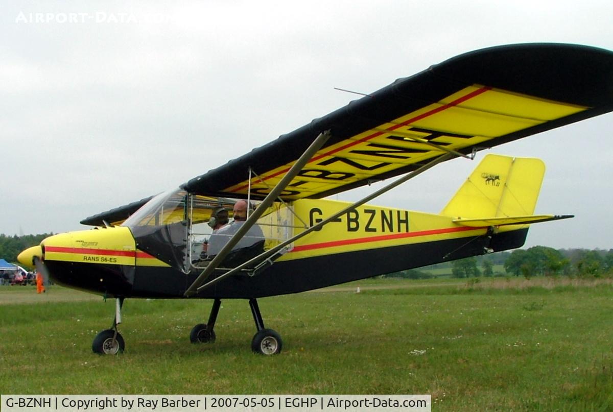 G-BZNH, 2000 Rans S-6ES Coyote II C/N PFA 204-13660, Rans S.6ES Coyote II [PFA 204-13660] Popham~G 05/05/2007